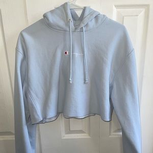 Urban outfitters Authentic cropped champion hoodie